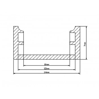 Алюминиевый профиль LED Strip Alu Profile-2